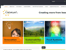 Tablet Screenshot of catalystnz.co.nz